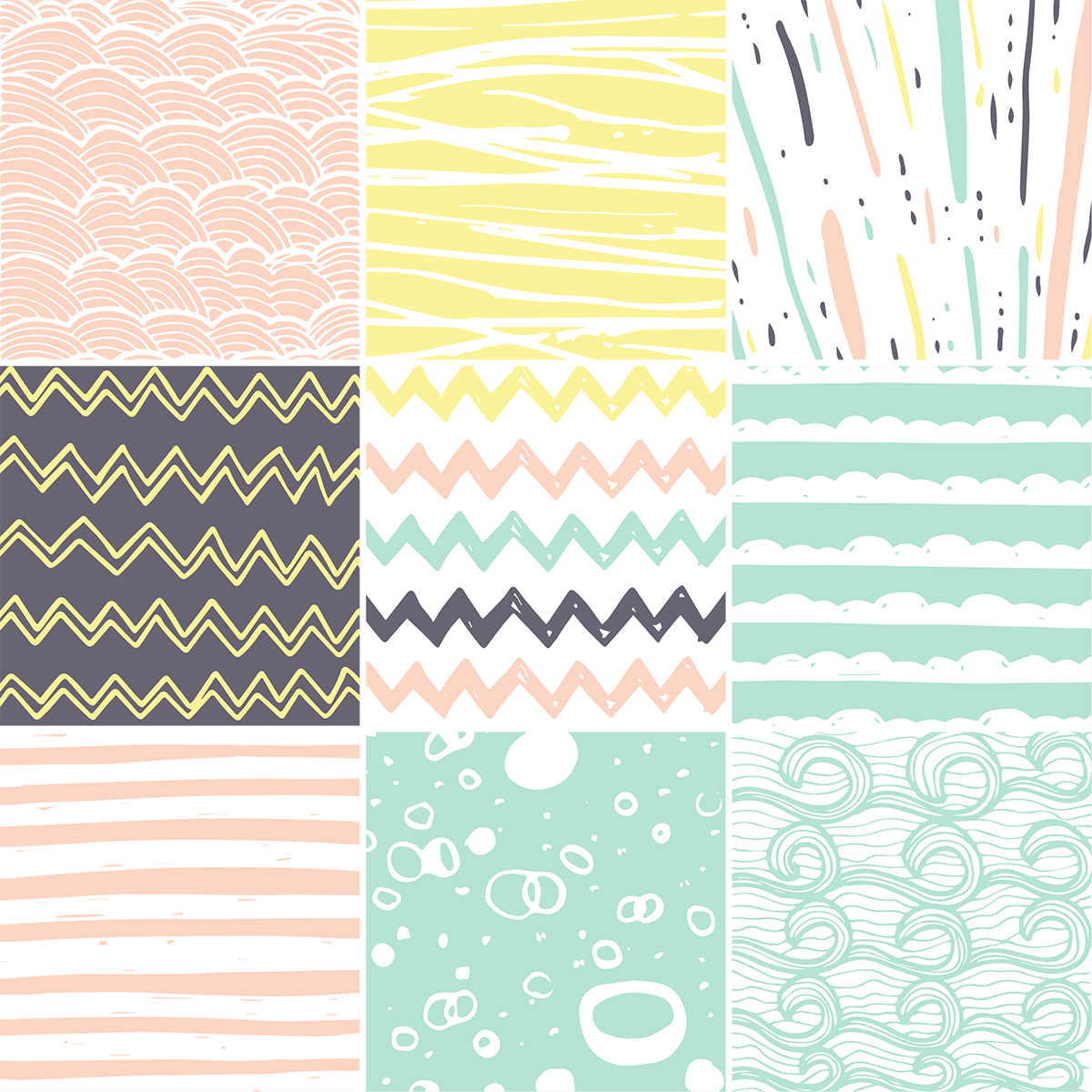 9 adesivi piastrelle di cemento azulejos Sabatino - Sticker adesivo - adesivi murali - 9stickers20x20cm - 2