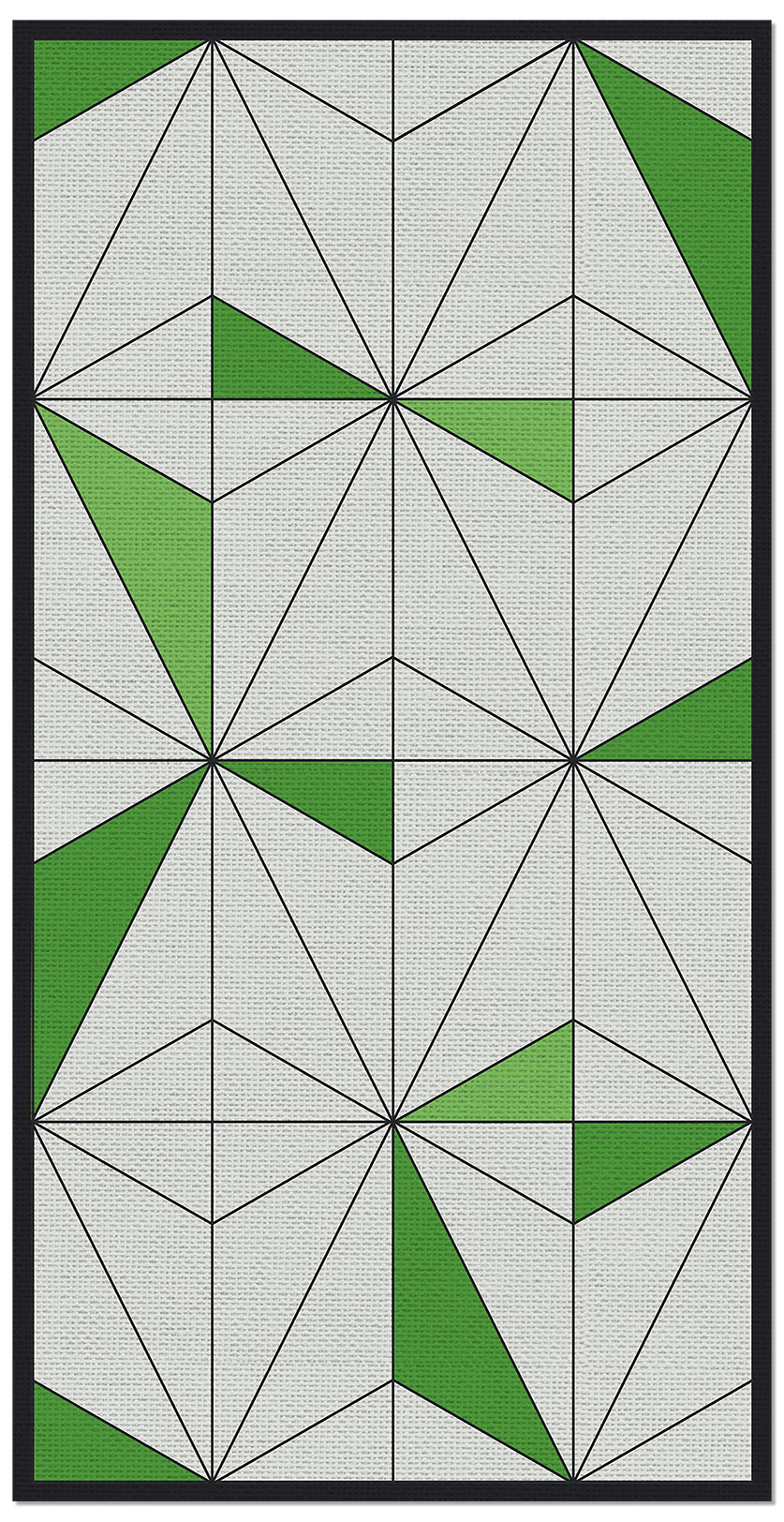Panorama alfombra vinílica - alfombra de vinilo cocina, habitación, pasillo - decoración hogar - lima verde 120x160 cm