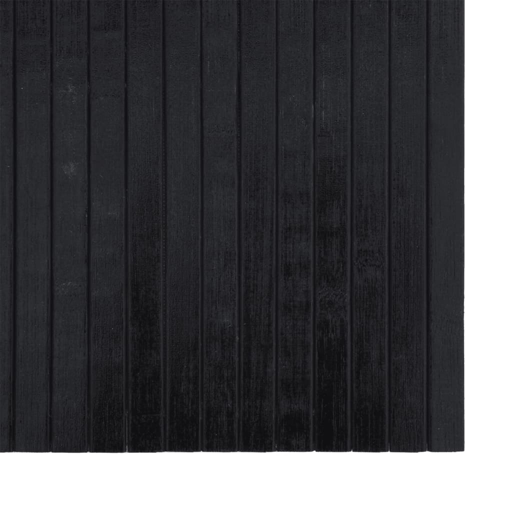 Tappeto Rettangolare Nero 70x500 cm in Bambù vidaXL - 6