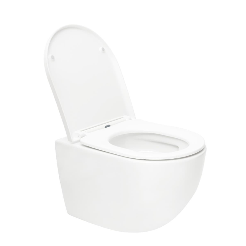 Pack WC Bâti support Geberit + WC Swiss Aqua Technologies Tornado sans bride + abattant SoftClose + plaque (TORNADOGEB3) - 4