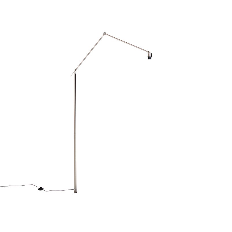 Lampa podłogowa z ramieniem stalowym - Editor