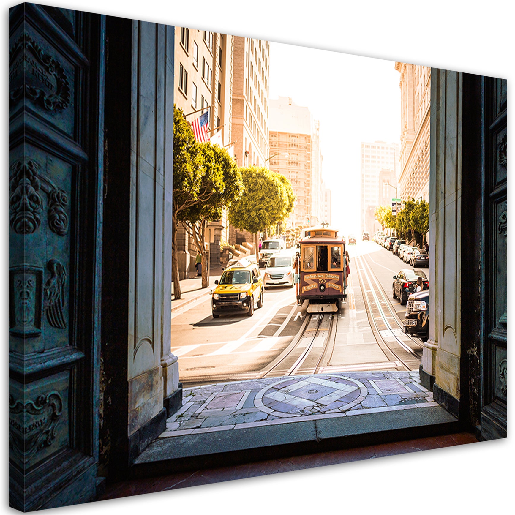 Obraz na płótnie, Widok na Miasto San Francisco 90x60