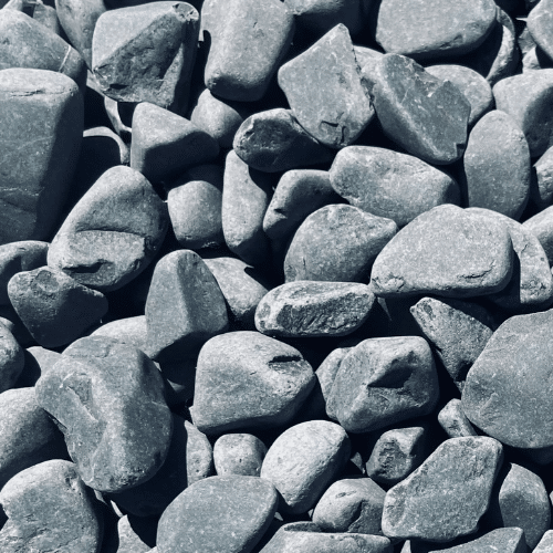 PACK BIG BAG 120M² Galet Gris Noir De Marbre 12/25 Big Bag