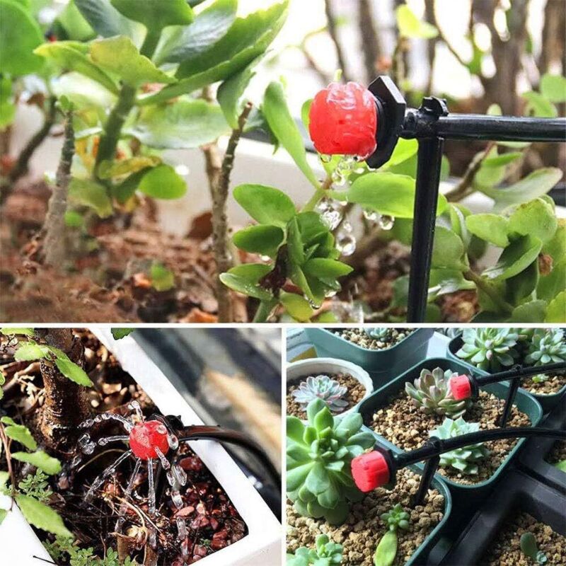 Kit d'irrigation goutte-à-goutte automatique 149 pièces, 30 m/100 pi, système d'arrosage automatique pour serre et jardin - 5