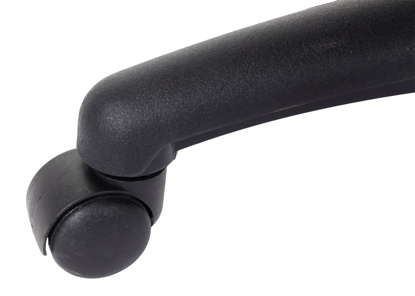 Poltrona sedia da ufficio ergonomica regolabile girevole HWC-K13 ecopelle nero bianco - 7