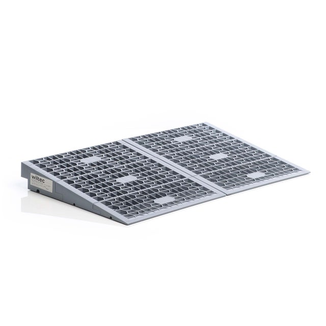 Rampe D'Accès Trottoir 50x27x7 Cm – Antidérapante 6600 Lbs Pour Fauteuil Roulant, Voiture, Seuil Porte
