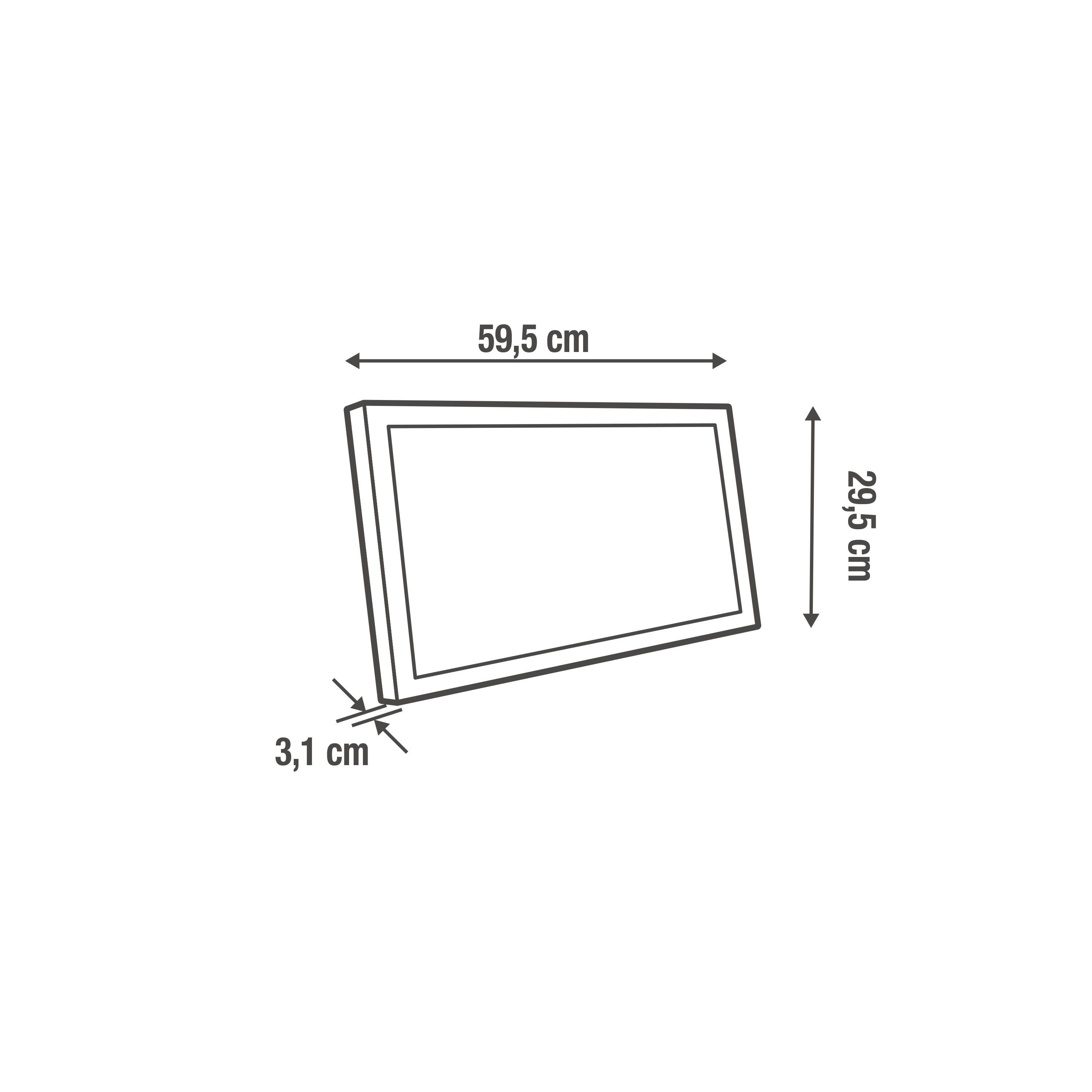 INSPIRE - Pannello LED GDANSK connesso - 30 x 60 cm - Pannello led dimmerabile RGB - Luce LED multicolore - Da 100 a 2900 LM - Da 2700K a 6500 K - - 7