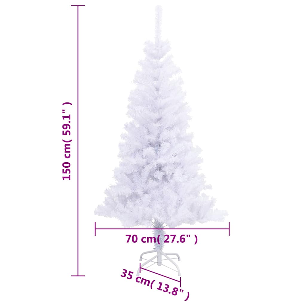 Sapin de Noël en métal avec base en bois noir 120 cm - Structure acier ...