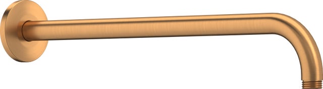 Brazo de ducha Duravit, roseta redonda, 410 mm, UV0670028004, Color: bronce cepillado
