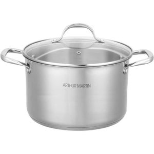 Olla de 32 cm con tapa – Acero inoxidable