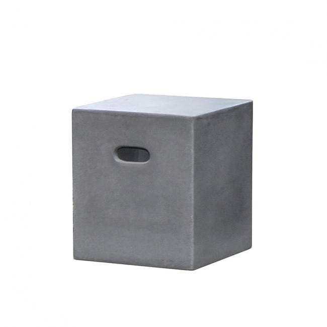 Cubo In Ecopelle 40x40x40 Cm - Con Schiuma Interna, Per Seduta O Fitness, Made In Germany, Nero - Foto 1