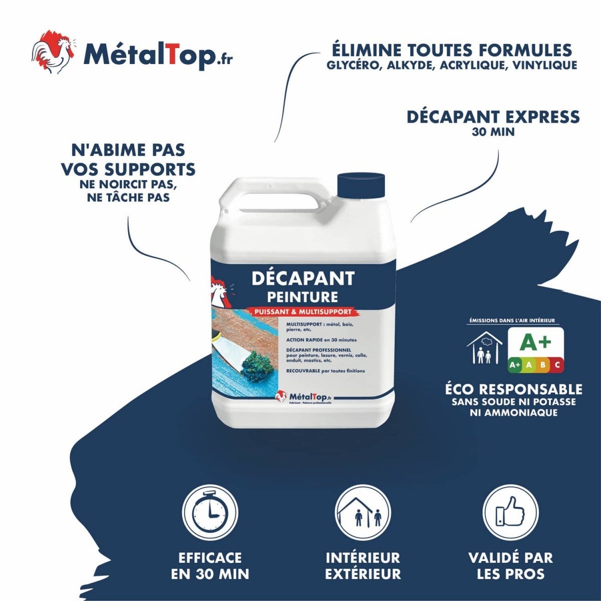 Decapant Peinture - 5 L - Métaltop - 3