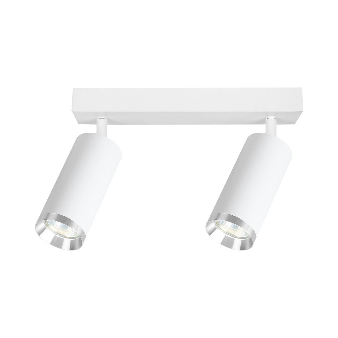 Reflektor sufitowy Spot MICA biały 2xGU10x10W wym: 19,5 x 26 x 6 cm IP20 Milagro