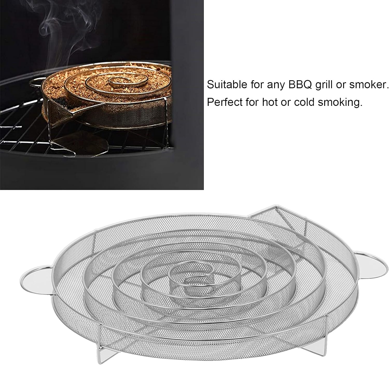 Générateur Rond Acier Inoxydable De Fumée Froide À Barbecue - 3