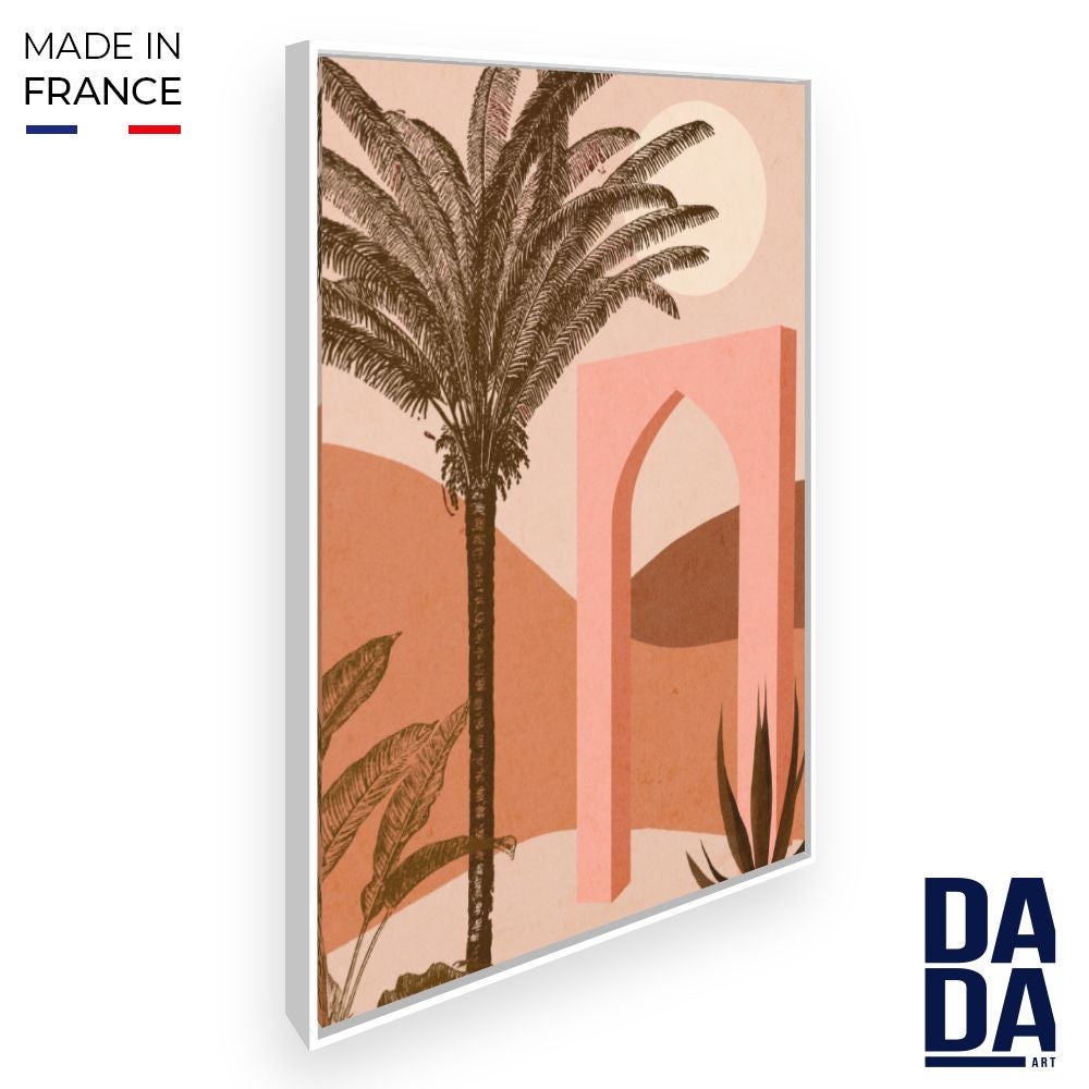 Tableau Toile Encadrée - Paysage Forêt Enchantée Avec Arbre - Set De 5 Pièces - Art Mural - Neuf