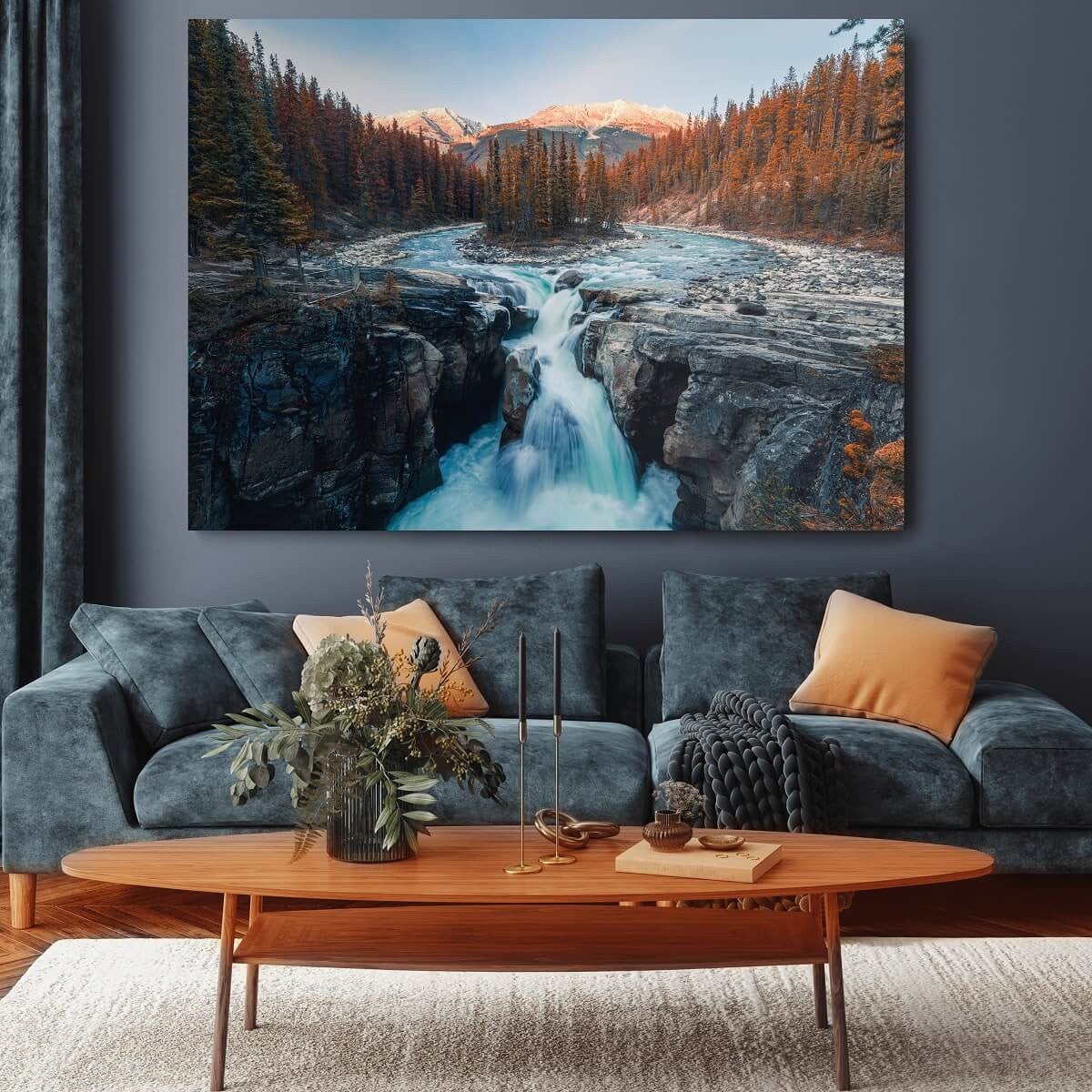 Tableau sur toile évasion naturelle 100x140 cm - 2