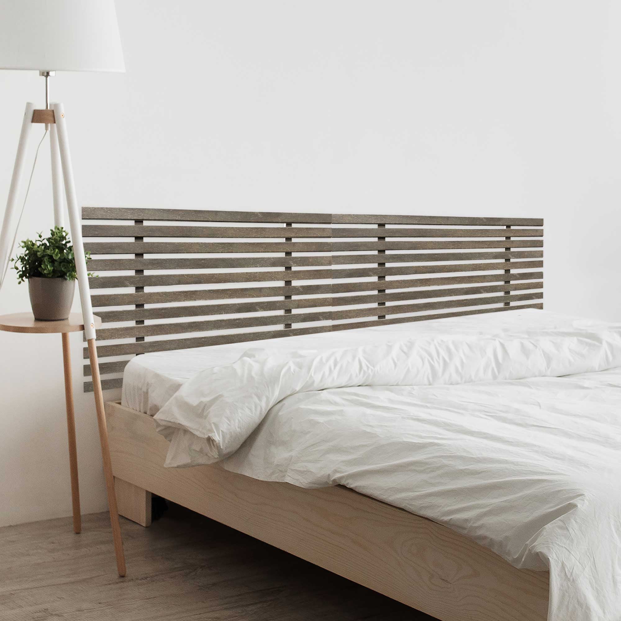 DHOME Tête de lit DM en Bois Recyclé Double Style Japonais Divisée en 2 ...
