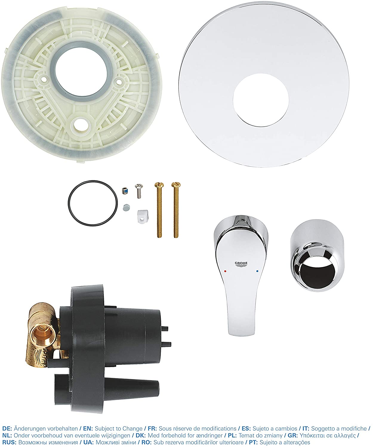 Grohe Eurosmart Façade pour mitigeur monocommande douche (33556002) - 3