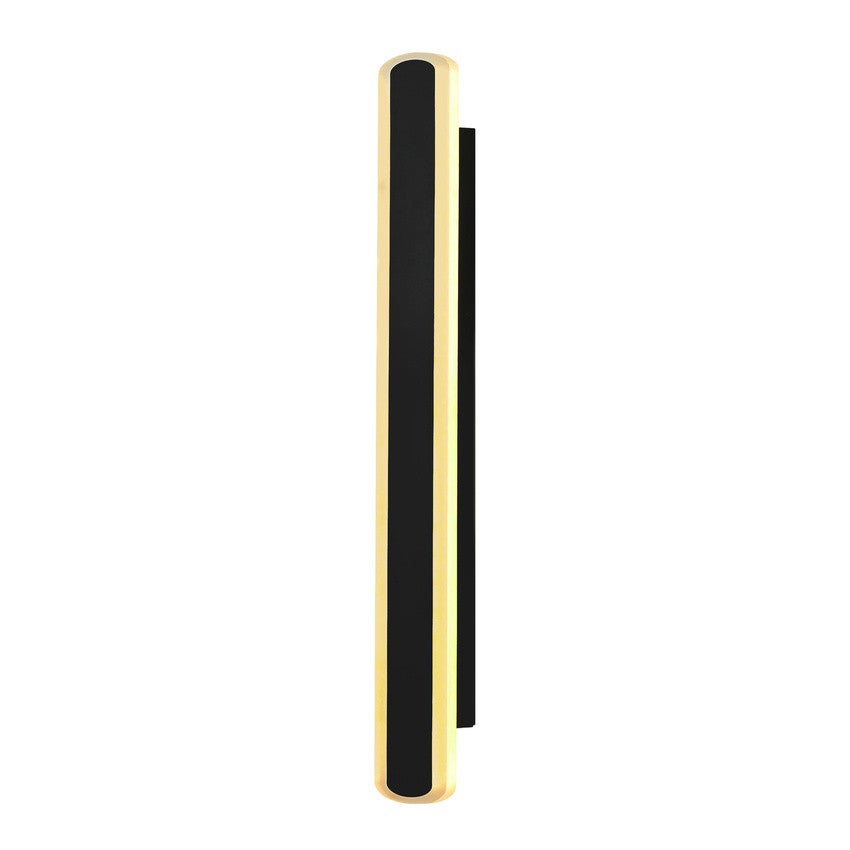 Kinkiet zewnętrzny STICK LED 20W Ciepła biel 950lm czarno-złoty wym: 60x5x8 cm IP65 Candellux