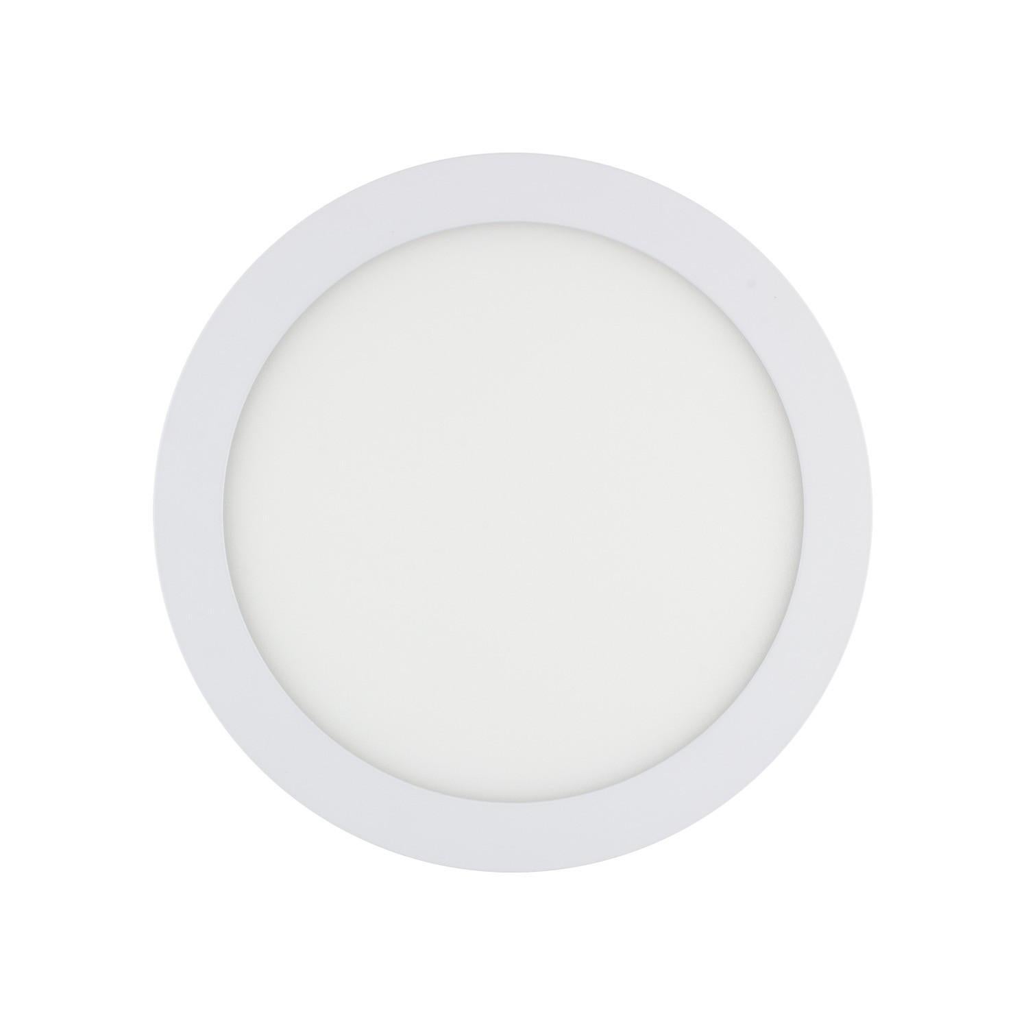 Placa LED 20W Circular SuperSlim Corte Ø205 mm, 5000K Branco frio ...