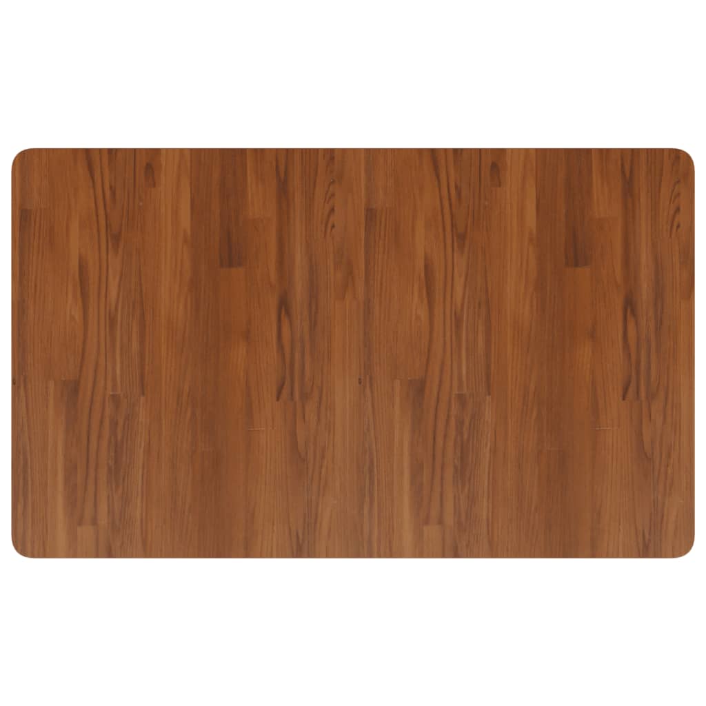 Comptoir de salle de bain Marron foncé 100x60x2,5cm Bois traité - Comptoir Salle De Bain - Meuble Salle De Bain - Dessus De Table - Plan De Travail - Bois Chêne