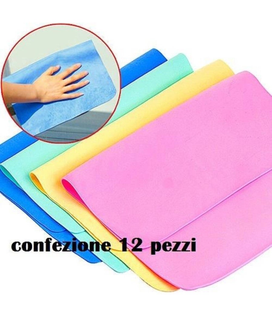 Panno Magico In Lattice FEI FAN - Super Assorbente 30x30cm | Lava E Sgrassa Senza Aloni (4 Pezzi) - Foto 2