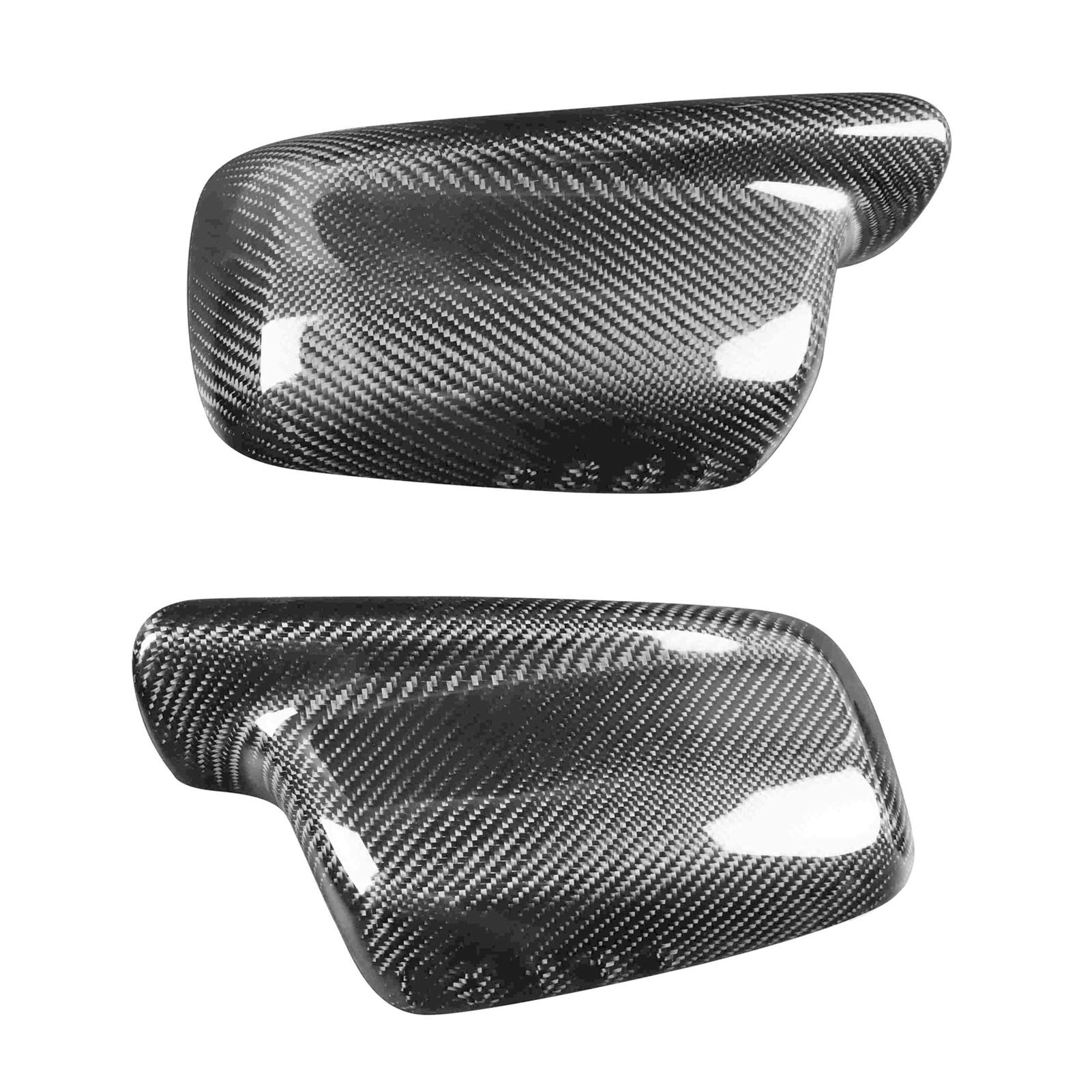 Coppia di copri specchietti retrovisori AddOn in fibra di carbonio, adatti per Serie 7 Serie 3 E65 E66 E67 E46 - 8