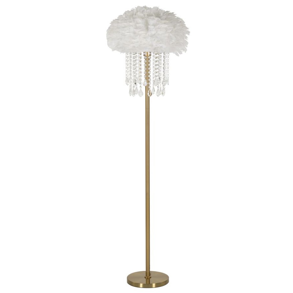 Lampa Podłogowa Atwood, Metal, Biały, Seven Design