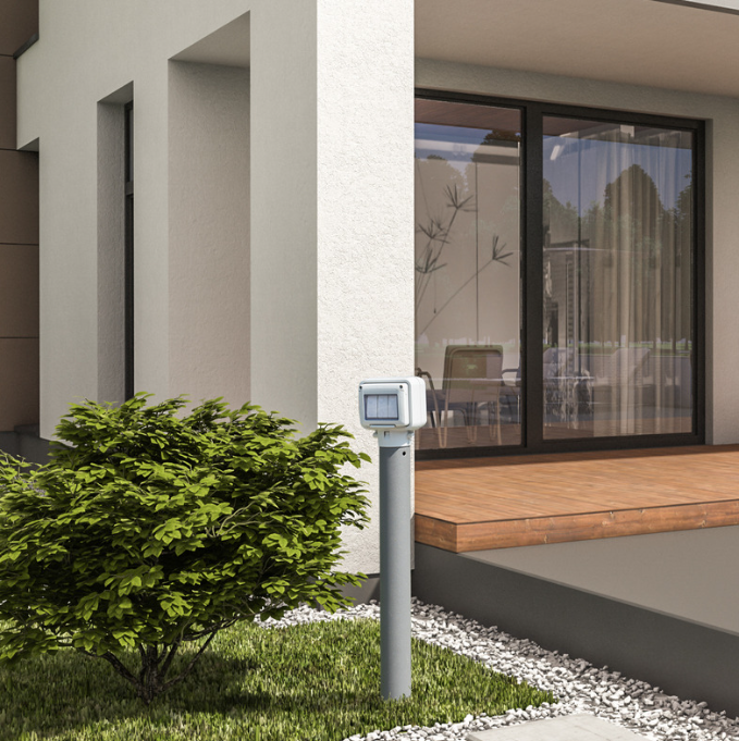 Conteneur de système protégé horizontal GW27005 6 places dans le module 3X2 IP40 - 2