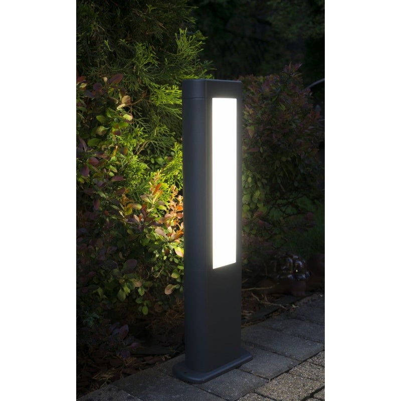 Lampa ogrodowa stojąca Evo ciemnoszara LED 8W 4000K 1200 lm IP54 wym: 80 x 11 x 5,5 cm aluminium SU-MA