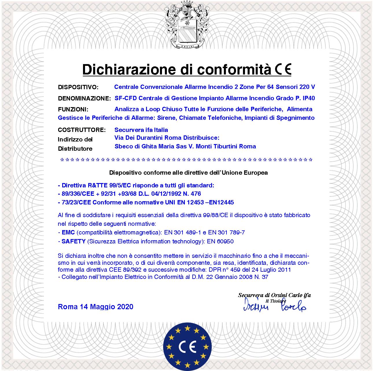 KIT IMPIANTO ANTINCENDIO CONVENZIONALE MINIMARKET LOCALE TERMICA RILEVATORI CALORE FUMO PULSANTI SIRENA INTERNA ESTERNA SOS GSM - 4