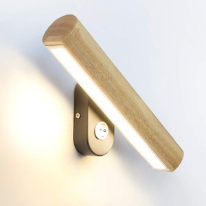 Applique Murale Rechargeable Lights Of Sweden - Rotation 360°, 3 Températures Couleur, Sans Fil, Pour Salle De Bain, Salon