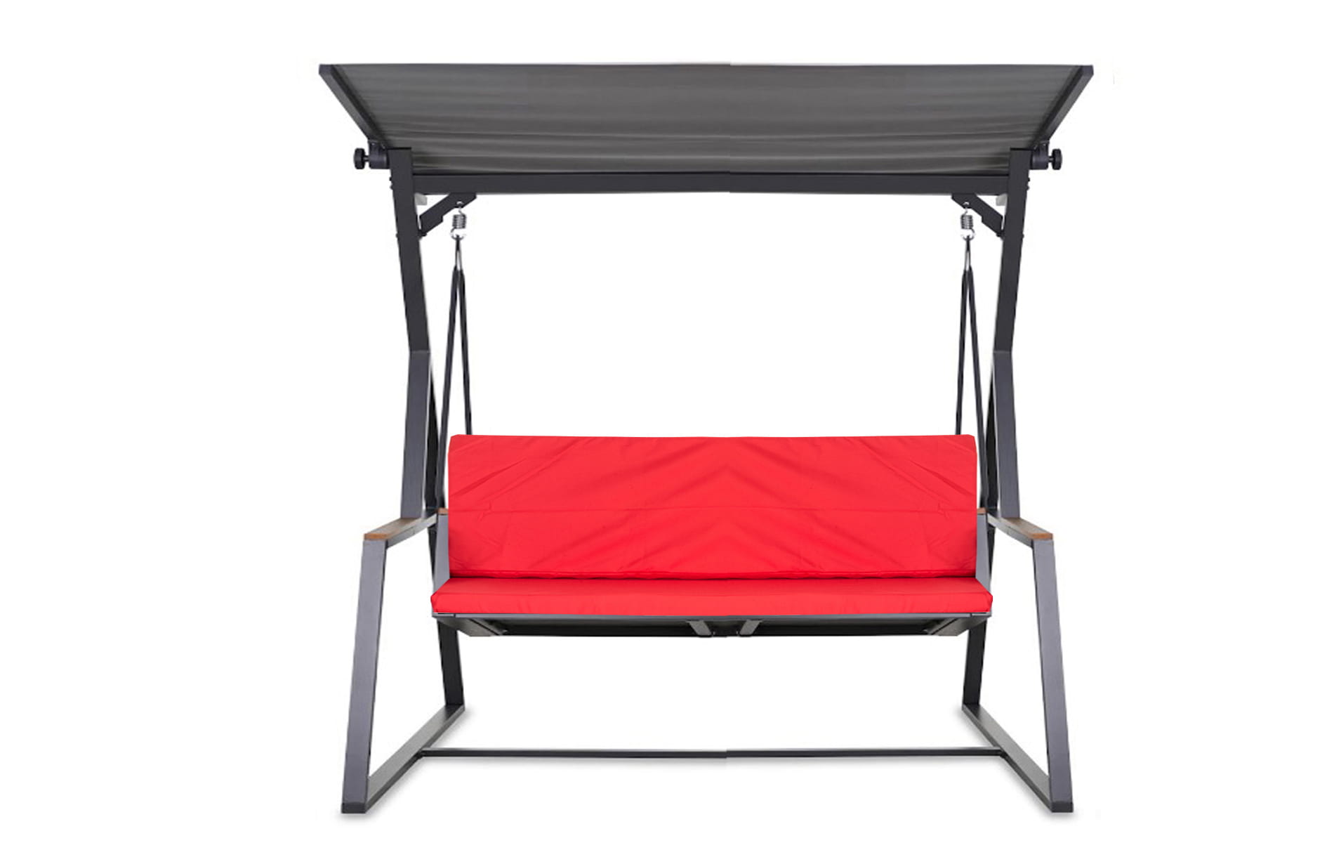 Poduszka ogrodowa na huśtawkę 100x60x50cm poduszka na meble ogrodowe czerwona, poduszka na balkon taras, poducha ogrodowa na ławkę