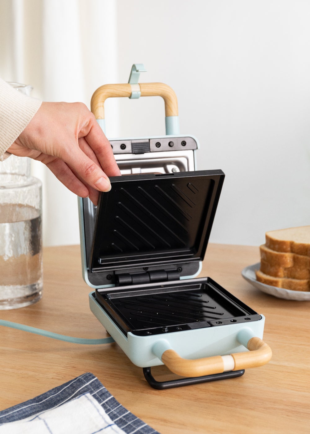 CREATE - STONE STUDIO - Sandwichera grill y gofrera de placas intercambiables - 5