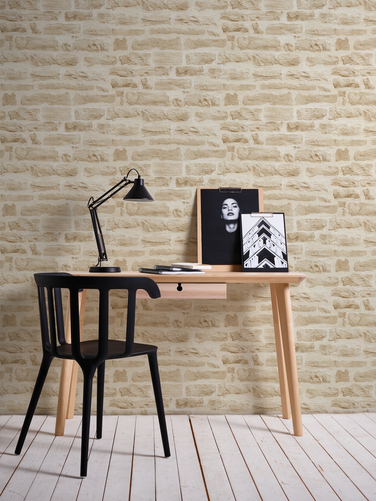 Profhome 355802-GU Papier peint aspect pierre carrelage lisse mat 5,33 m2 - 5