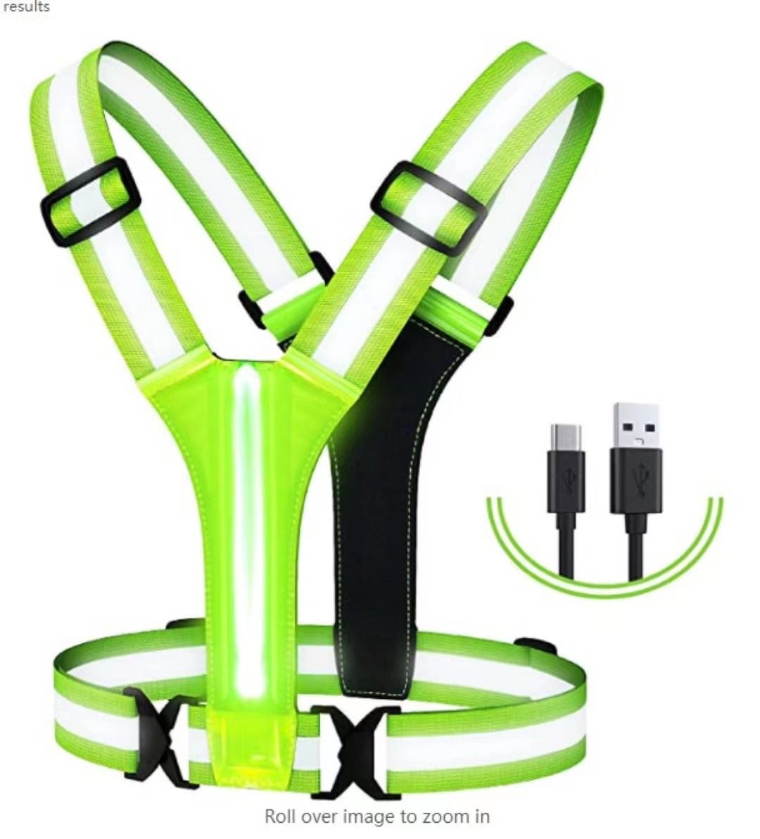 Ceinture Réfléchissante à LED Pour Marcher La Nuit, Haute Visibilité Réglable, équipement De Sécurité Pour Course De Nuit, Ceinture De Course Lumineuse Avec Sac De Téléphone/brassard Pour Coureurs