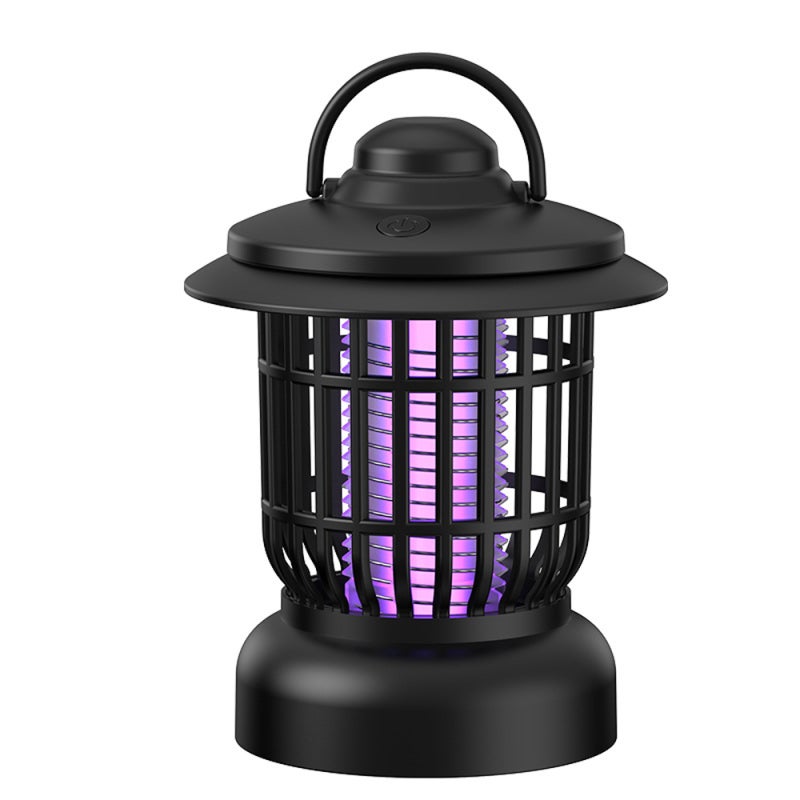 Elektryczna łapka na owady z lampą LED, ładowalna niszczarka komarów, pułapka na muchy, wielofunkcyjna lampka nocna, do użytku wewnątrz i na zewnątrz