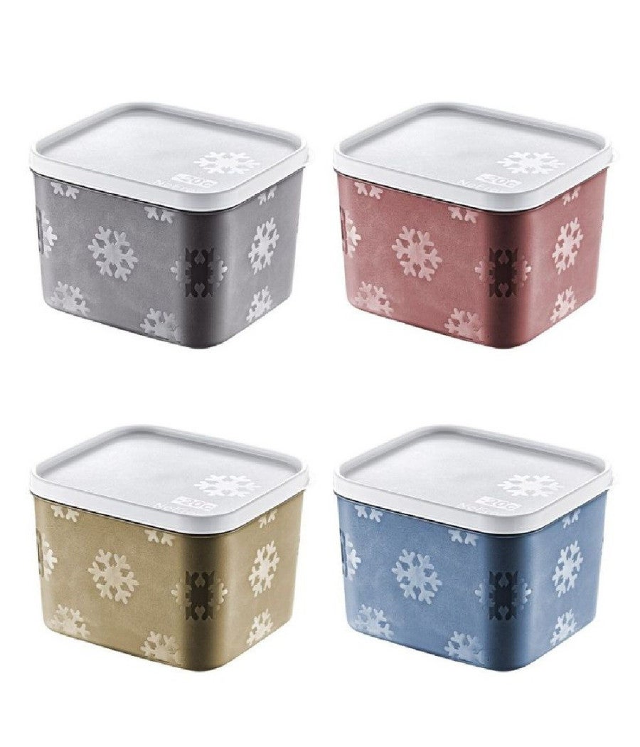 Trade Shop - Contenitore Frigo Barattolo Alimenti Ermetico Freezer Da 1250 Ml Colorato 754330 - - 2