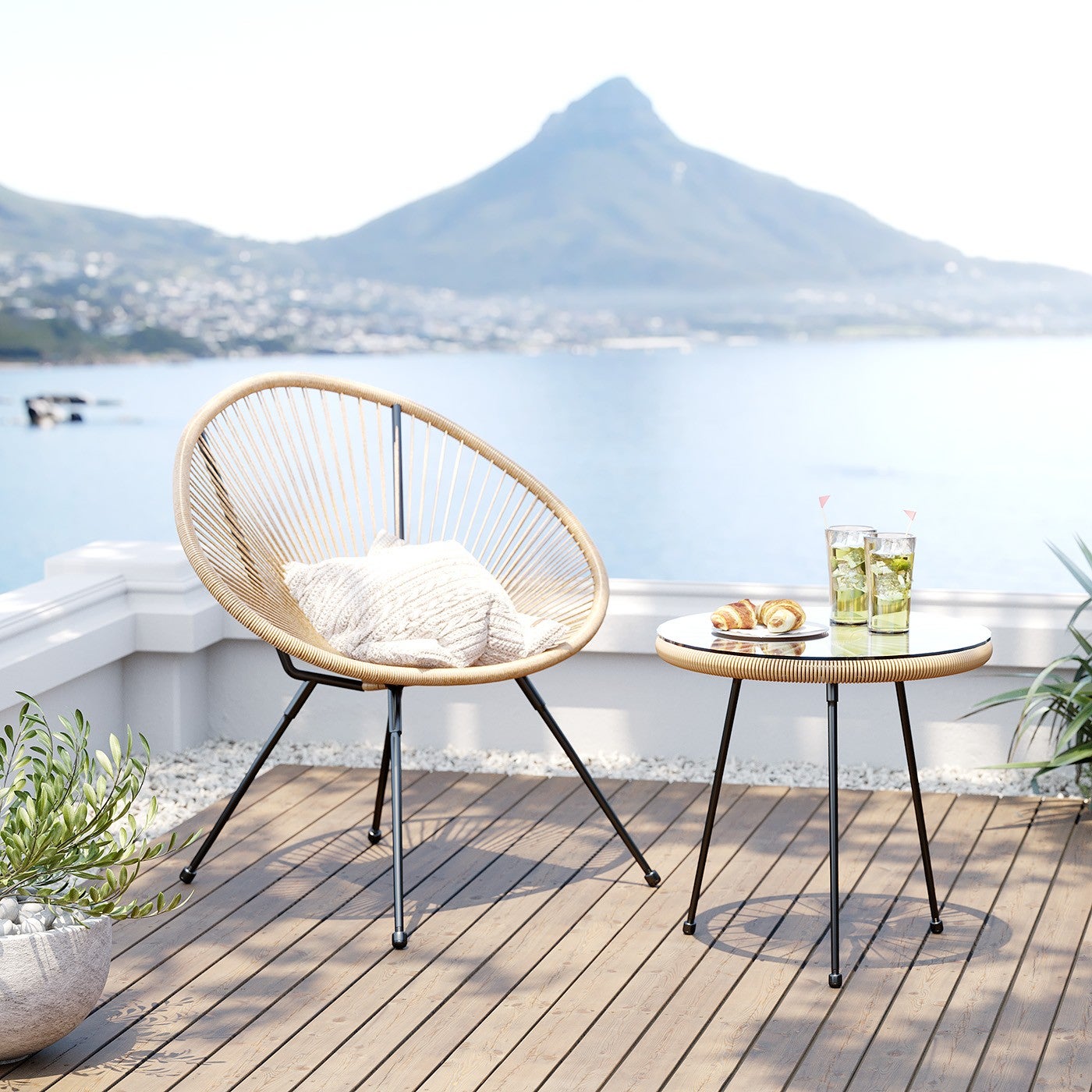 Table d'appoint Acapulco nature Kare Design - 5