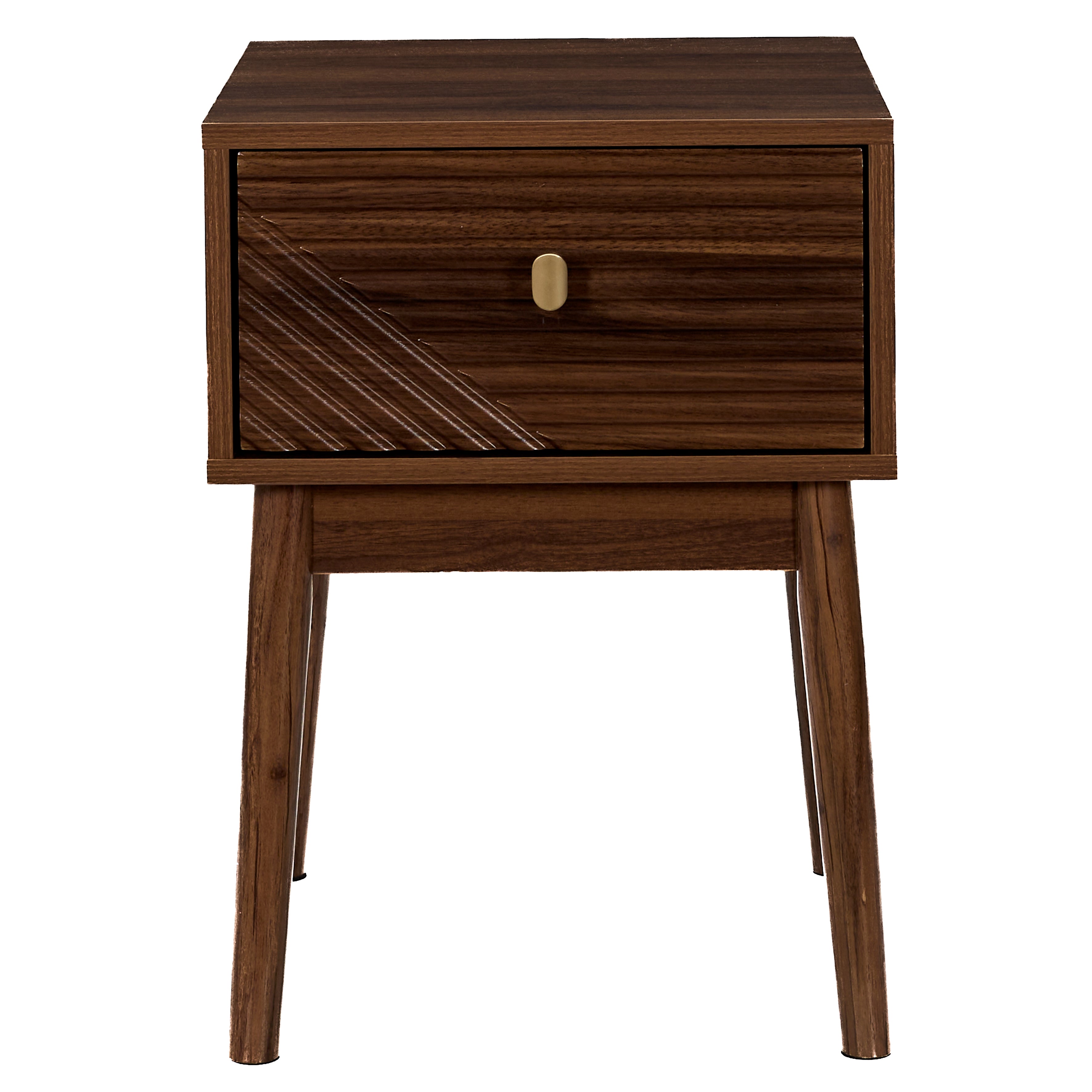 Table De Chevet - Home Deco Factory - Tiffany - Marron - 2