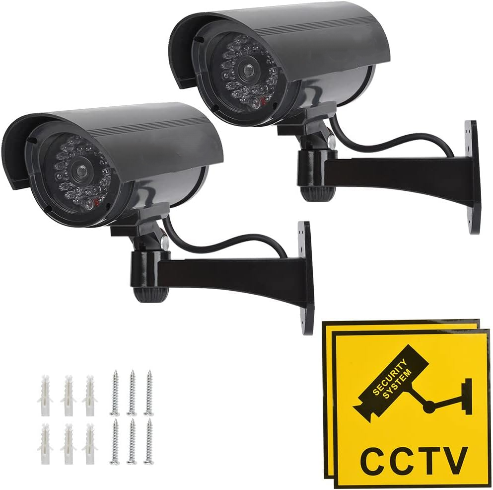 Kamera do wirtualnego monitoringu wideo do użytku wewnątrz i na zewnątrz z lampą błyskową IR LED (czarna)