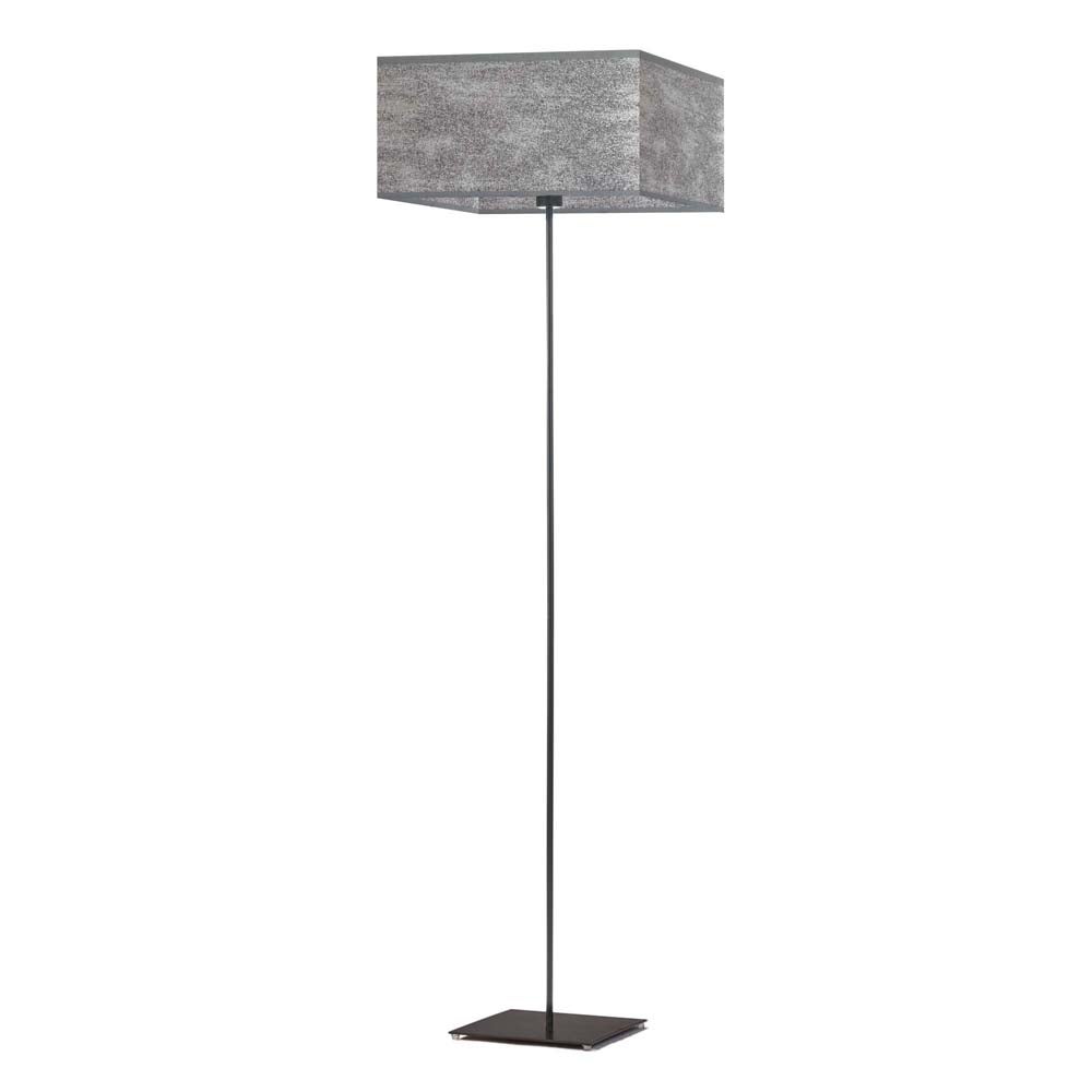 Lampa stojąca podłogowa z abażurem kwadrat MOTO