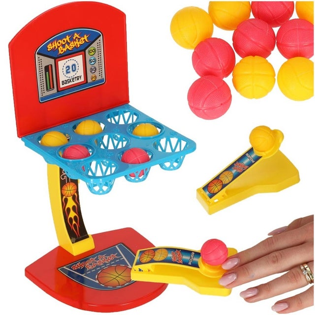 Mini-panier de basket avec ballon – 46,5 x 1,5 x 32,5 cm | LU