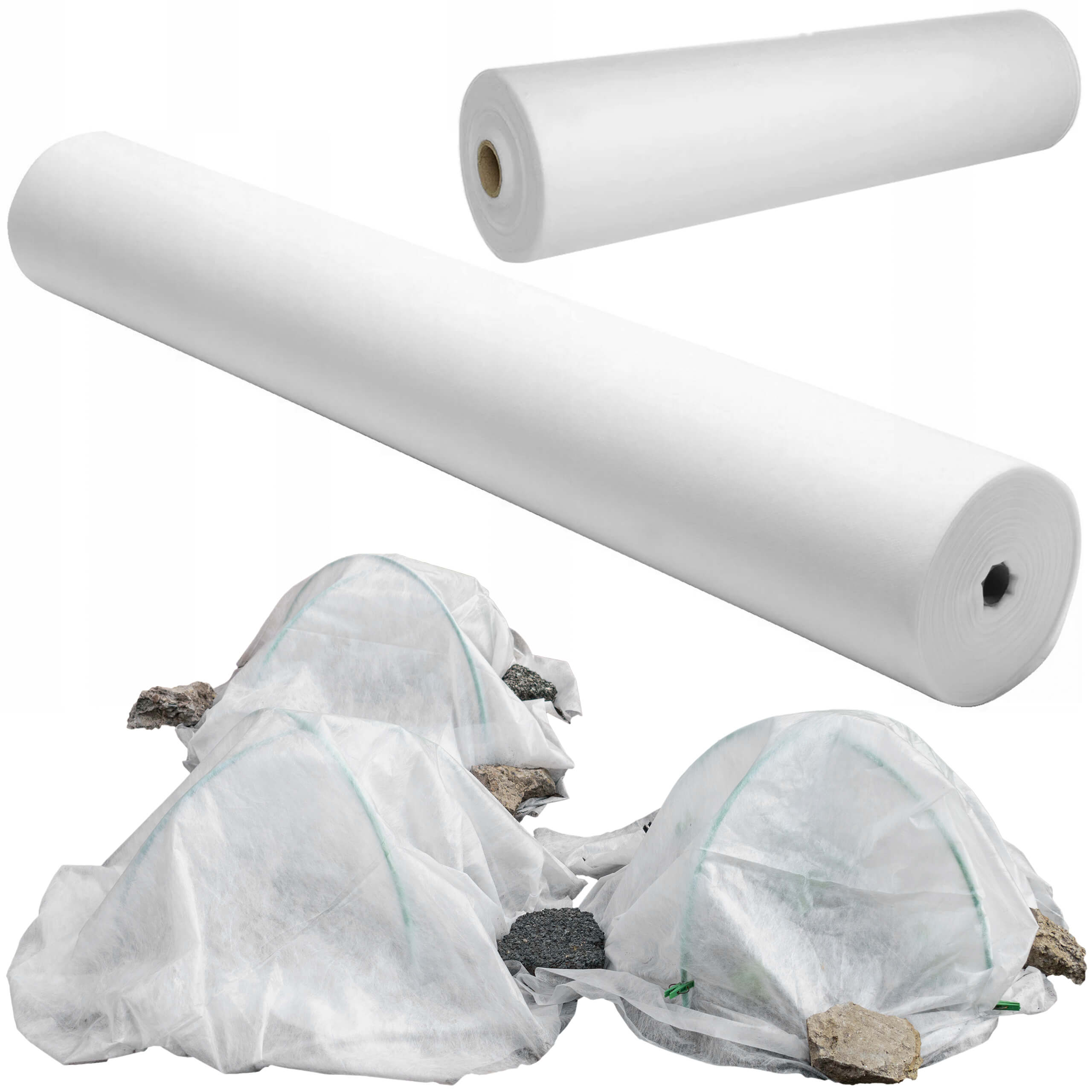 Agrowłóknina biała zimowa 50g 1,6x100 m ochrona przed mrozem Ogrodowy Młyn