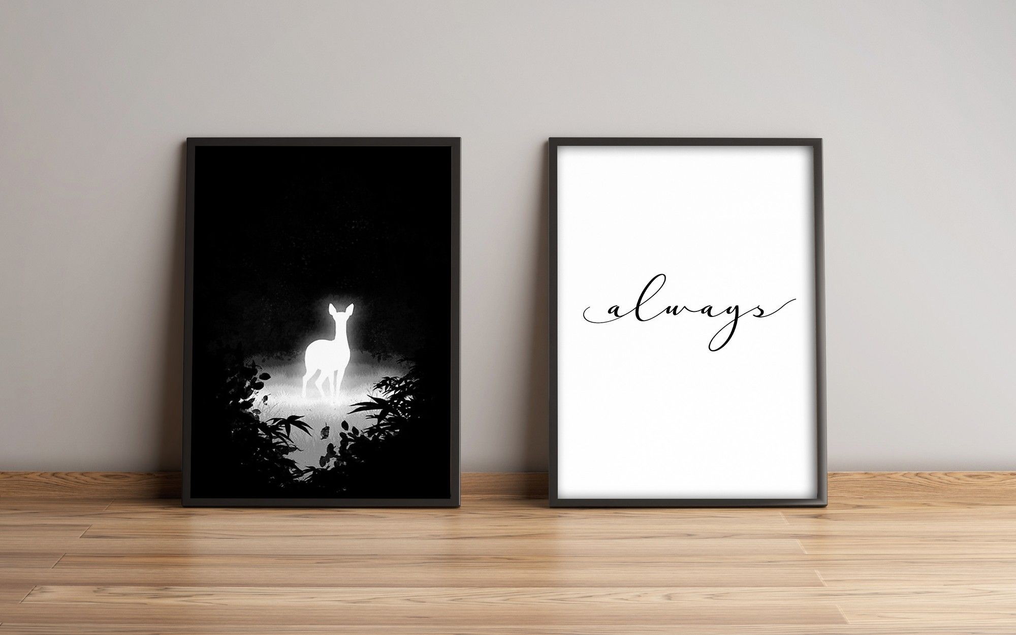 Tableau Harry Potter Fait Main – Les Reliques De La Mort – Toile Noire