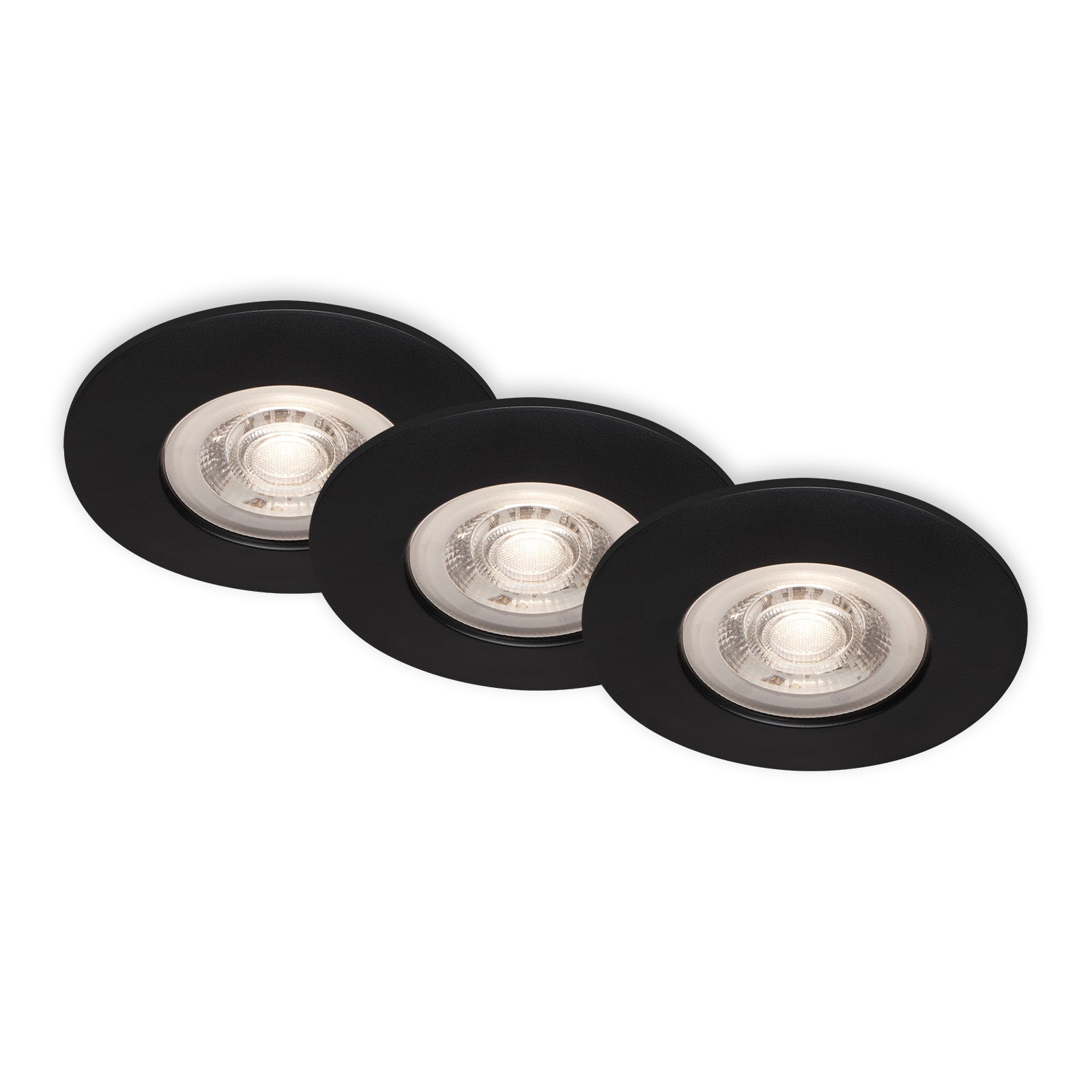 Briloner Leuchten Luci da Incasso Integrata, 5 W, Alluminio, set