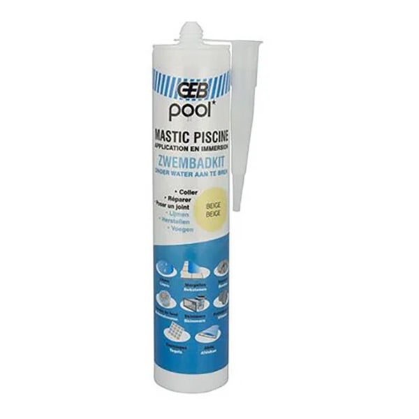 Mastic MS Polymère piscine POOL beige - Cartouche 290ml