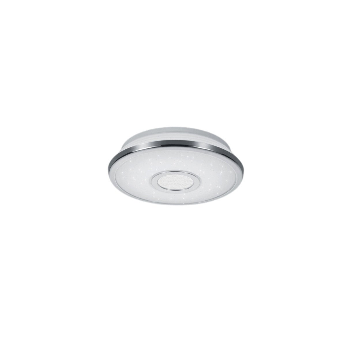Plafon okrągły OSAKA LED 12W Ciepła biel 1050 lm srebrno-biały wym:5x21x21cm IP20 Trio