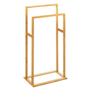 WENKO - Porta Asciugamani Bagno Lioni - 3 Spallacci, Acciaio Inox, Wenko