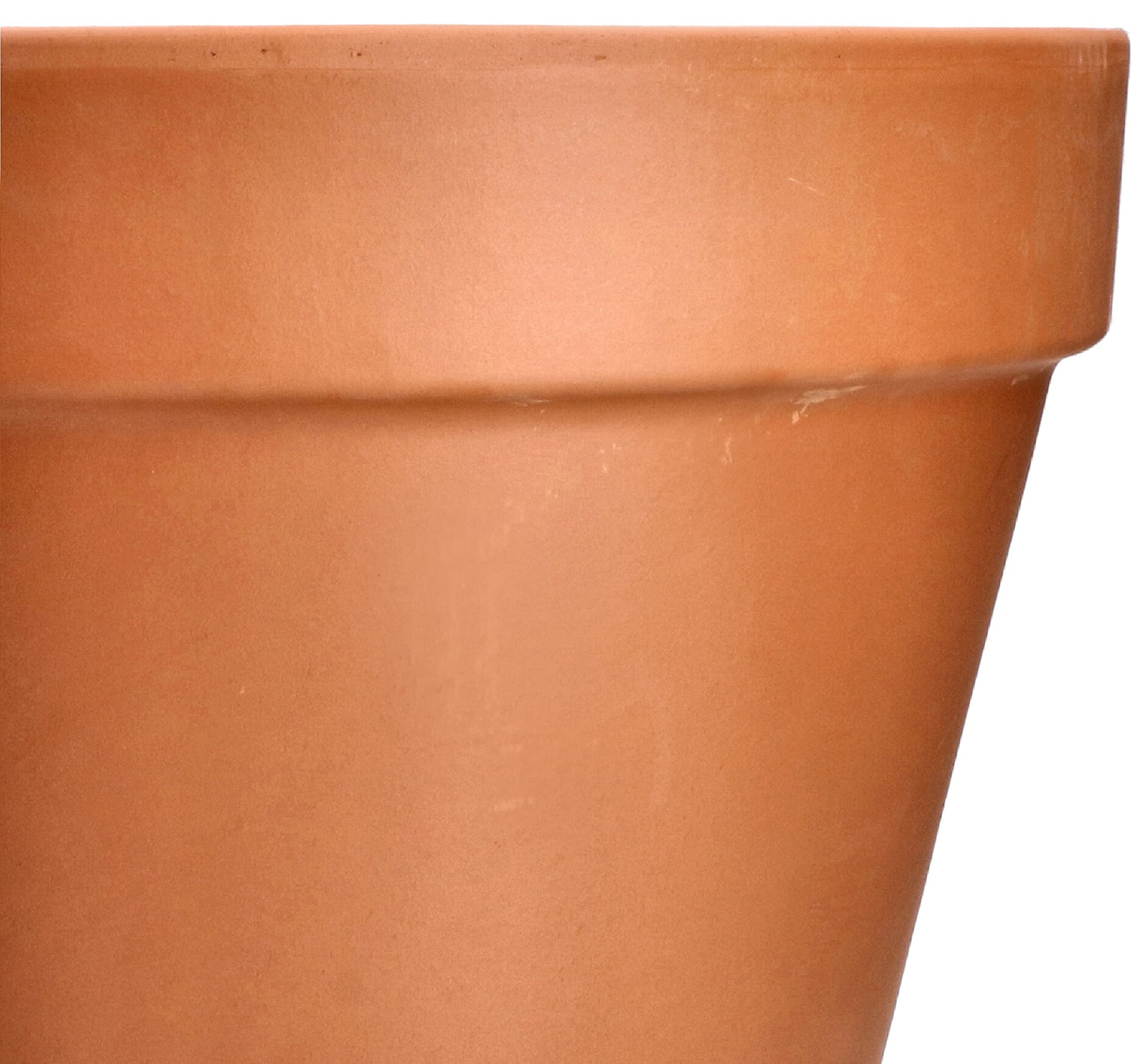 Lotto da 2 vasi in terracotta - Ø 17 cm - con bordo - per interno e giardini - KOTARBAU - 4